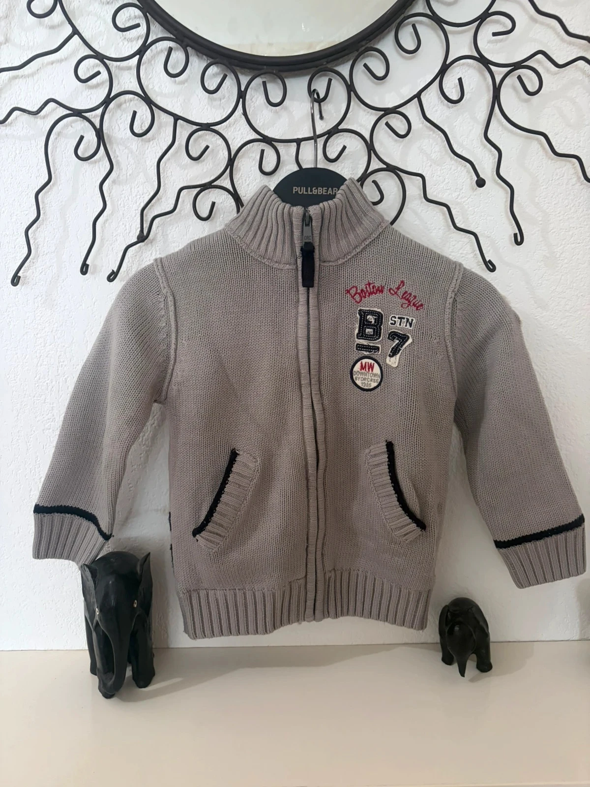 🔵 Gilet zippé estilo "Collège" cinza - Orchestra (5 anos) – photo 2